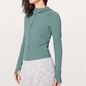Lululemon Cropped Nulu Define-Like Jacket with Hoodie - Move With Ease